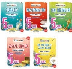 Okyanus Yayınları 5.Sınıf 5'li Classmate Soru Bankası Seti T-M-F-S-D