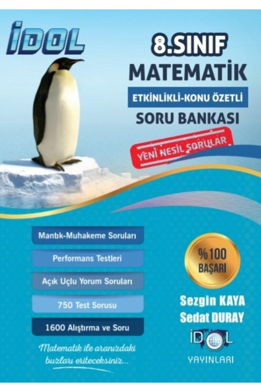 8. Sınıf Matematik Etkinlikli Konu Özetli Soru Bankası