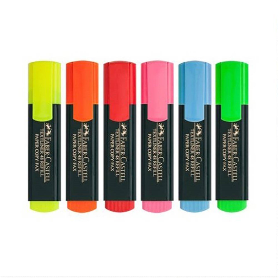 Faber Castell Fosforlu Kalem Kırmızı