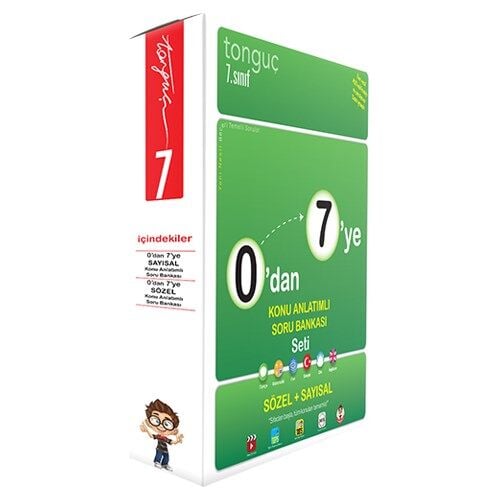 Tonguç 7. Sınıf 0'dan 7'ye Konu Anlatımlı Soru Bankası Seti