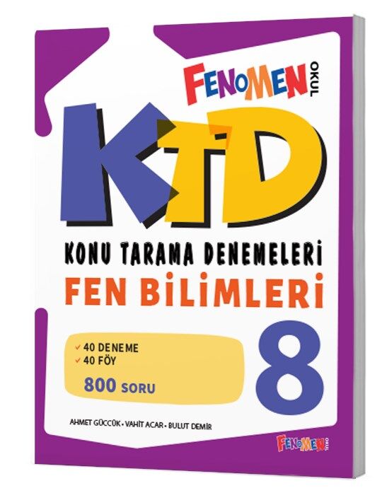 FENOMEN 8 KTD FEN BILIMLERI (40 DENEME)