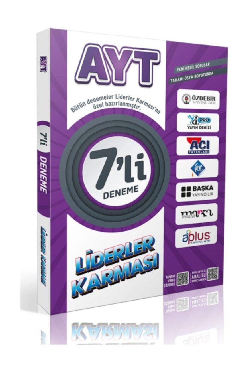 Liderler Karması Model Ayt 7 Li Deneme Seti Tamamı Video Çözümlü