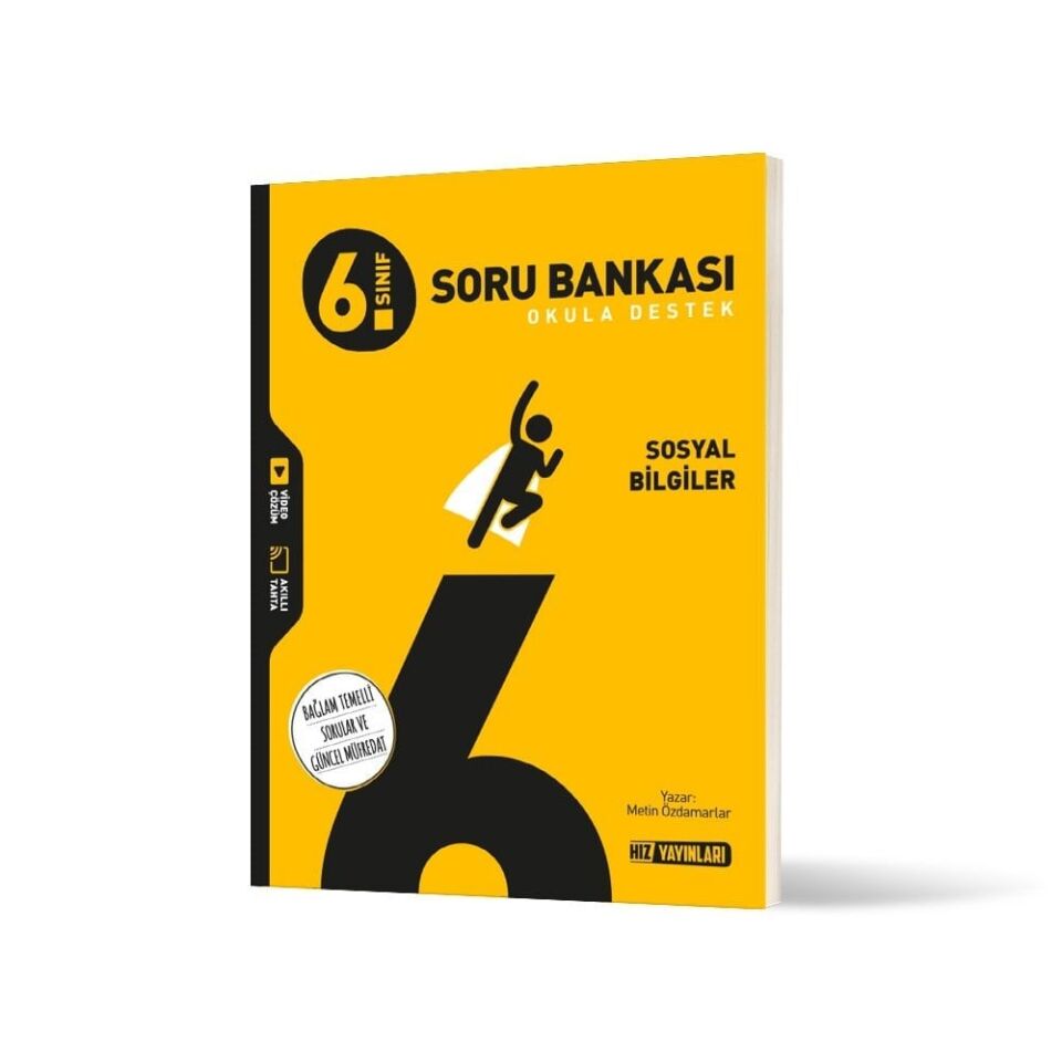 Hız Yayınları 6. SINIF SOSYAL BİLGİLER SORU BANKASI
