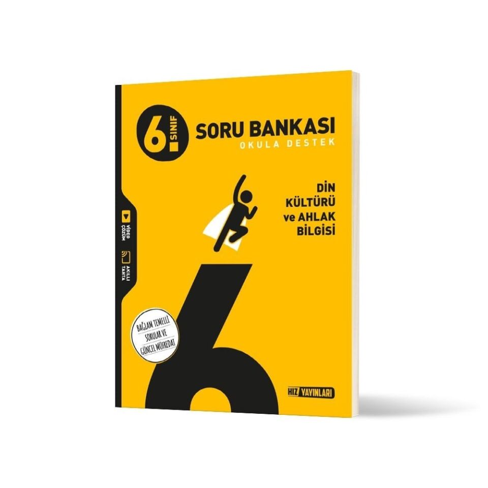 Hız Yayınları 6. Sınıf Din Kültürü ve Ahlak Bilgisi Soru Bankası