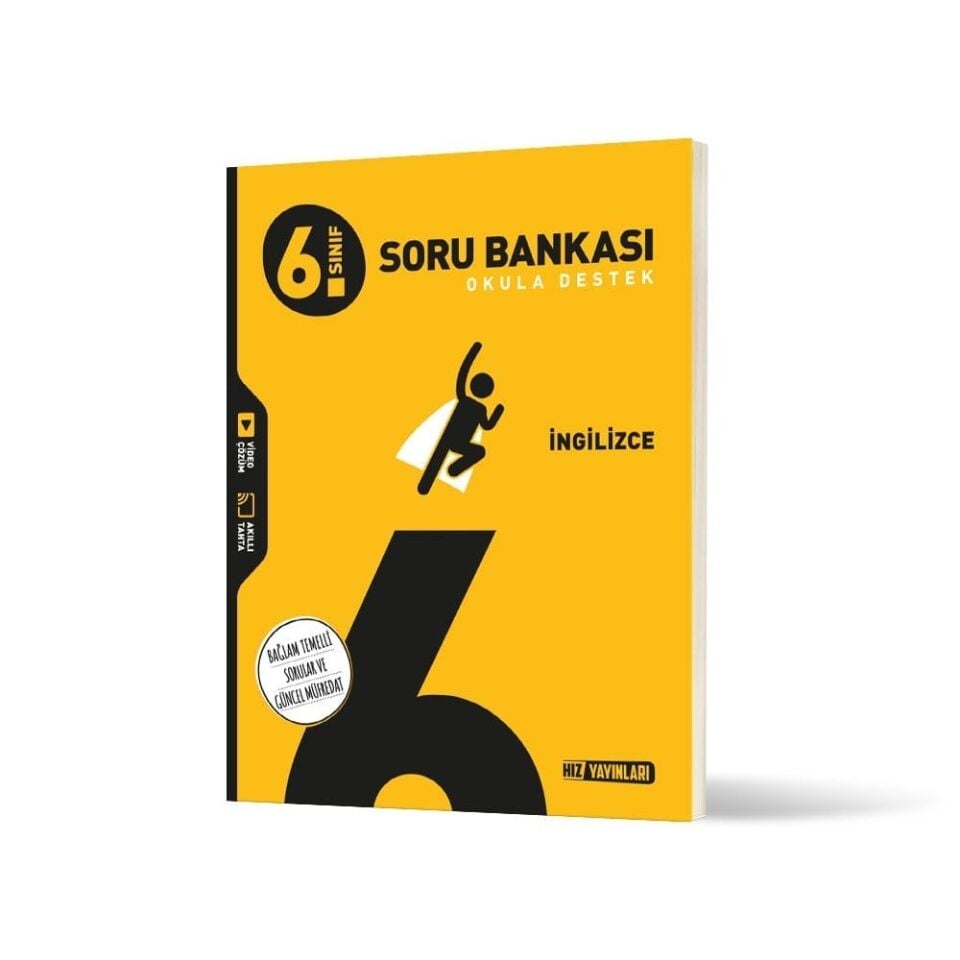 Hız Yayınları 6. Sınıf İngilizce Soru Bankası