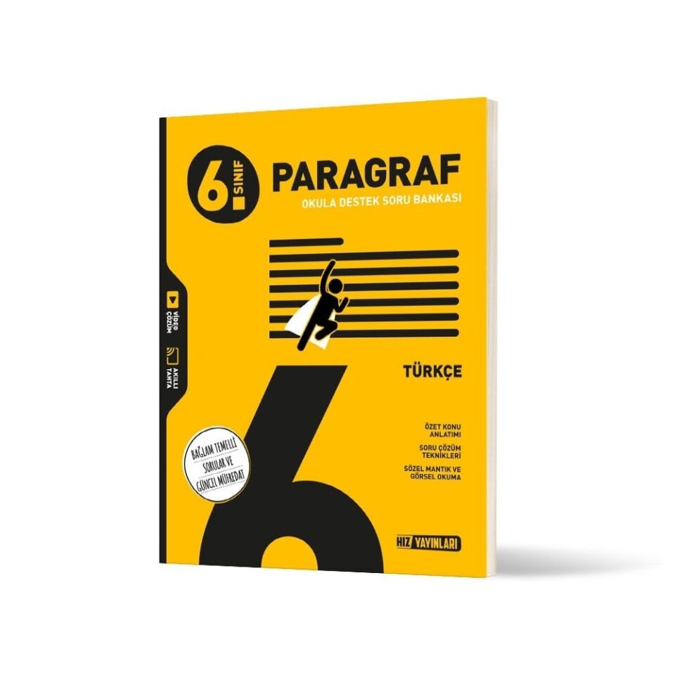 Hız Yayınları 6. Sınıf Paragraf Soru Bankası