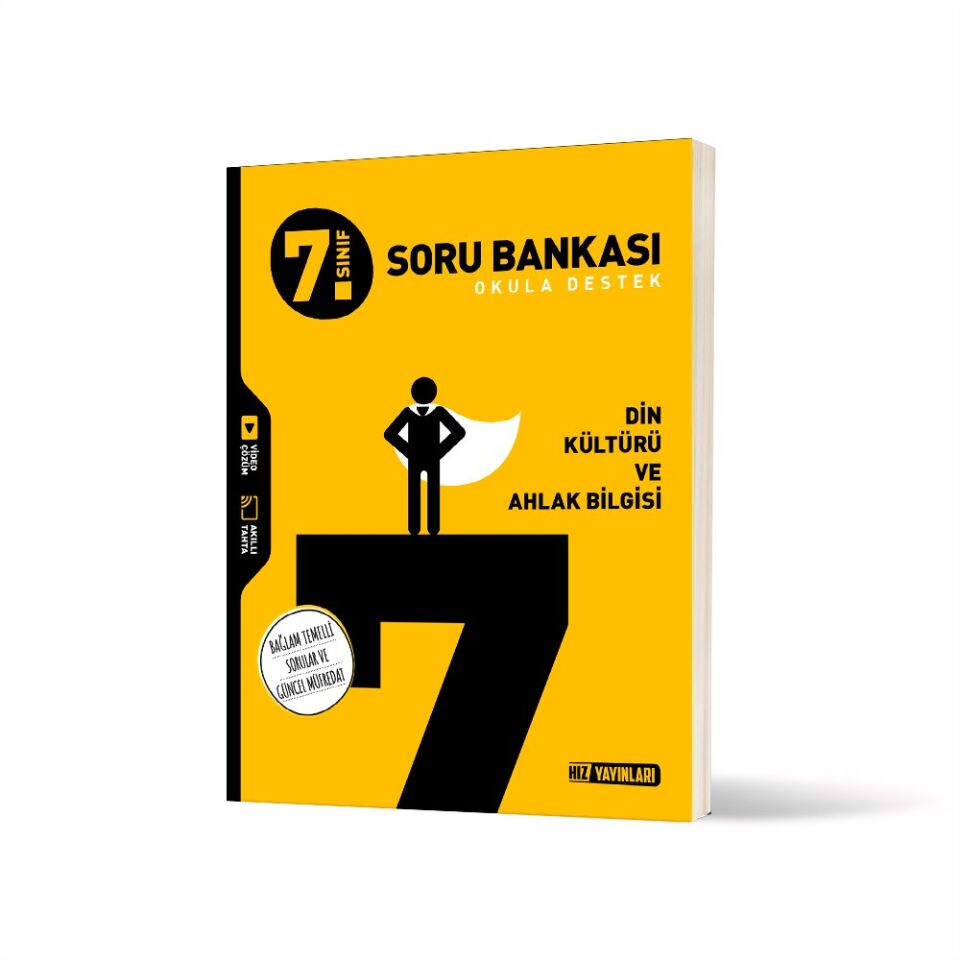 Hız Yayınları 7. Sınıf Din Kültürü ve Ahlak Bilgisi Soru Bankası