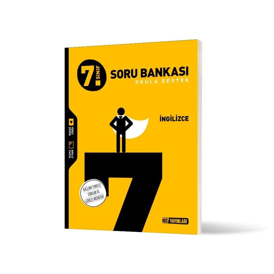 Hız Yayınları 7. Sınıf İngilizce Soru Bankası