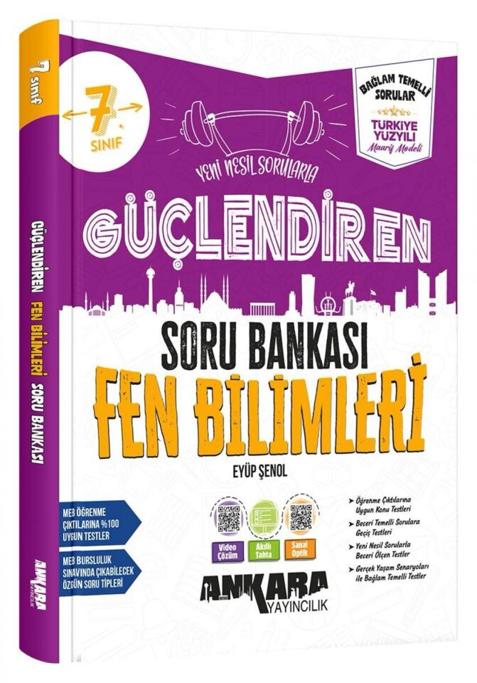 Ankara Yayıncılık 7. Sınıf Güçlendiren Fen Bilimleri Soru Bankası