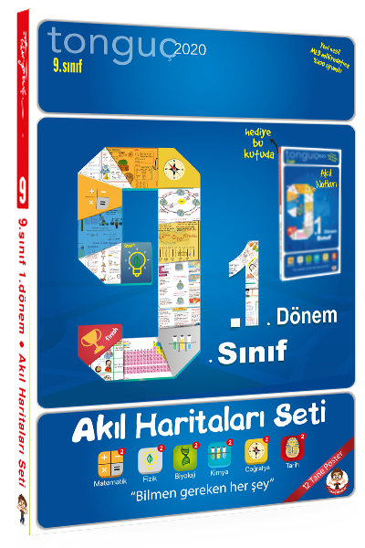 Tonguç Akademi 9. Sınıf 1. Dönem Akıl Haritaları Seti