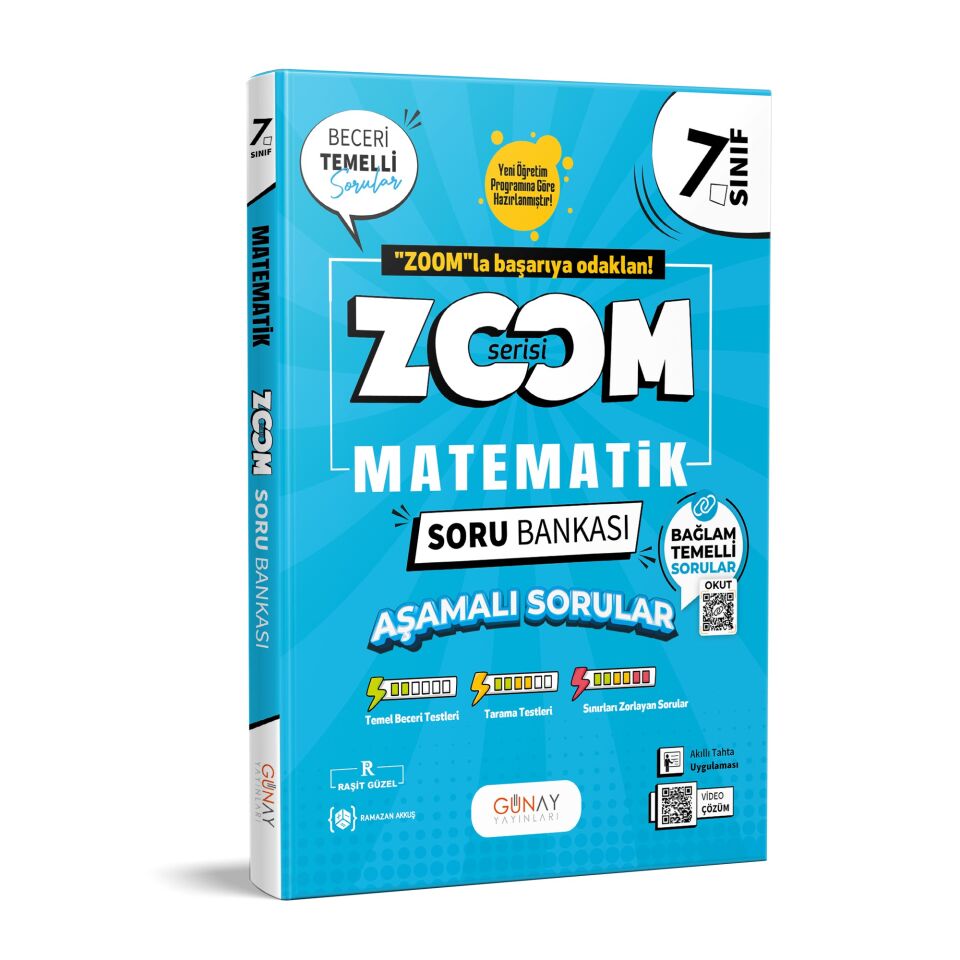 Günay Yayınları 7. Sınıf Zoom Matematik Soru Bankası