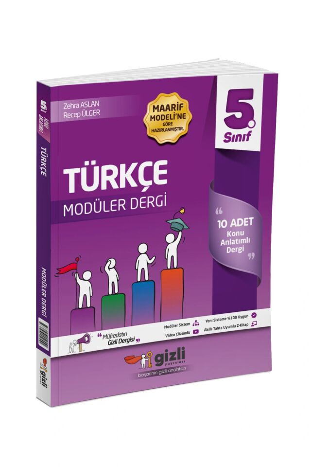 Gizli Yayınları 5. Sınıf Türkçe Modüler Dergi