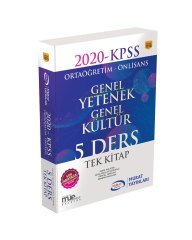 Murat Yayınları 2020 Ön Lisans Konu Anlatımlı Tek Kitap