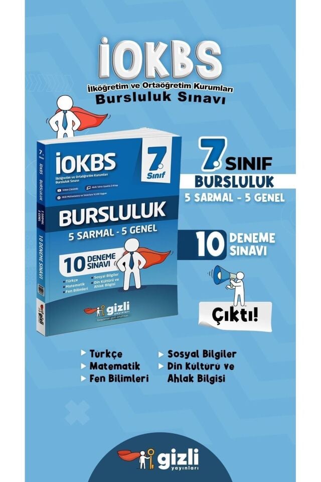 Gizli Yayınları 7. Sınıf İOKBS Bursluluk Deneme Sınavı