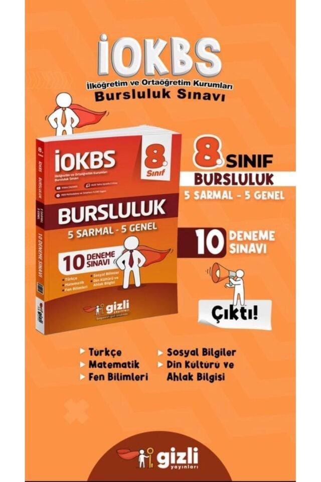 Gizli Yayınları 8. Sınıf İOKBS Bursluluk Deneme Sınavı