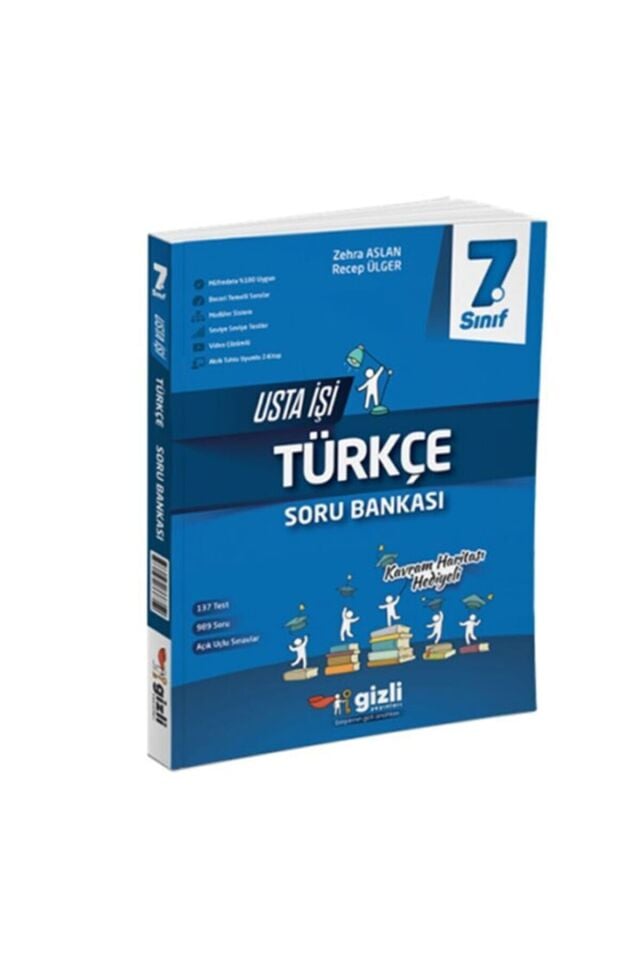 Gizli Yayınları 7. Sınıf Usta İşi Türkçe Soru Bankası