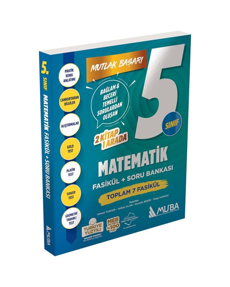 Muba Yayınları 5. Sınıf Matematik Fasikül + Soru Bankası