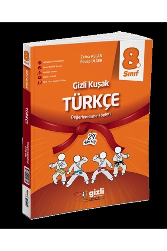 Gizli Yayınları 8. Sınıf Türkçe Değerlendirme Föyleri