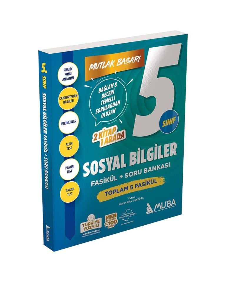 Muba Yayınları 5. Sınıf Sosyal Bilgiler Fasikül + Soru Bankası