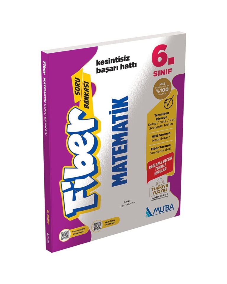 Muba Yayınları 6. Sınıf Fiber Matematik Soru Bankası