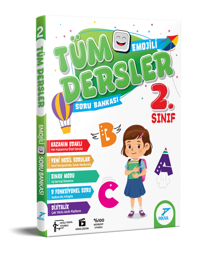 Pruva Akademi 2. Sınıf Tüm Dersler Soru Bankası