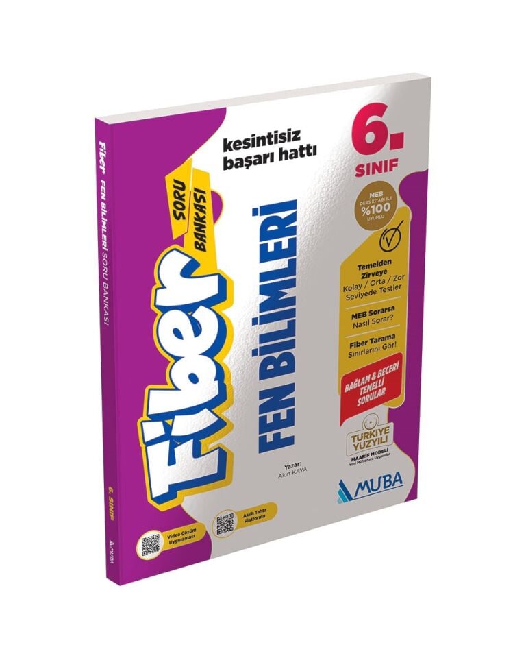 Muba Yayınları 6. Sınıf Fiber Fen Bilimleri Soru Bankası