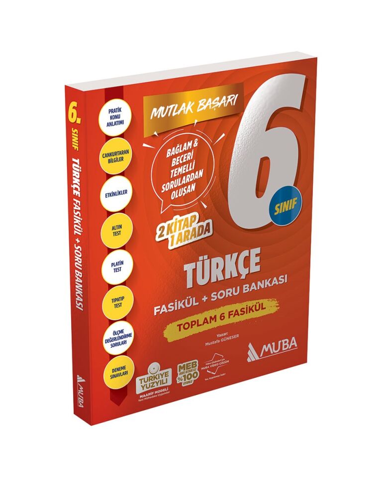 Muba Yayınları 6. Sınıf Türkçe Fasikül + Soru Bankası