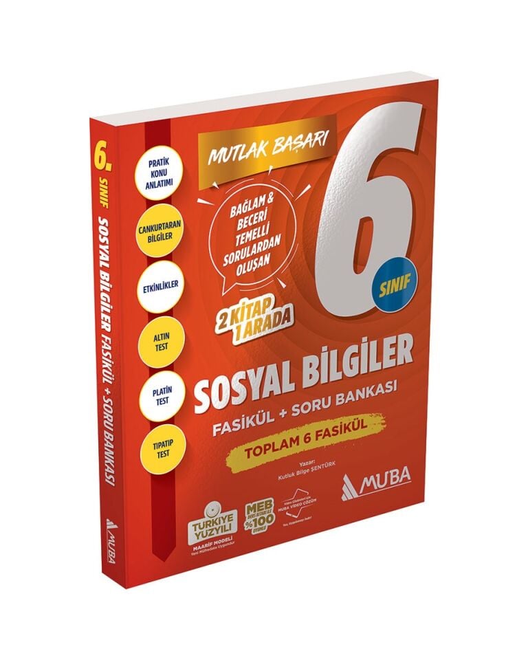 Muba Yayınları 6. Sınıf Sosyal Bilgiler Fasikül + Soru Bankası