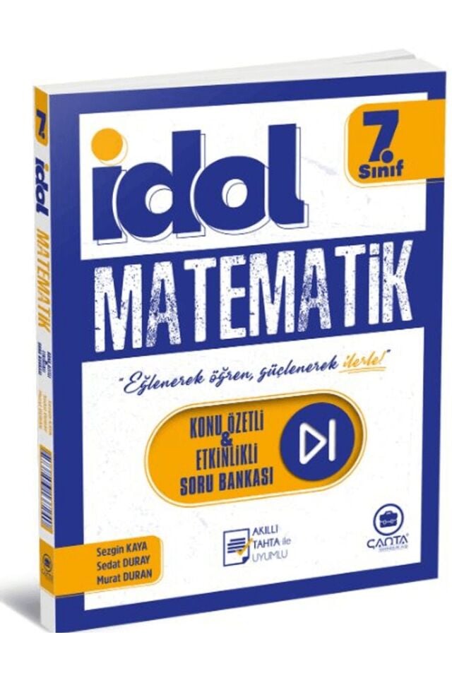 İdol 7. Sınıf Matematik Konu Özetli Etkinlikli Soru Bankası