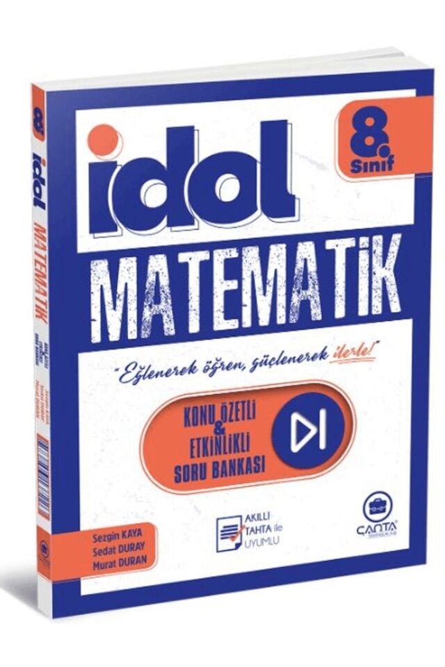 8. Sınıf İdol Matematik Konu Özetli & Etkinlikli Soru Bankası / Çanta Yayınları / 9786256137226