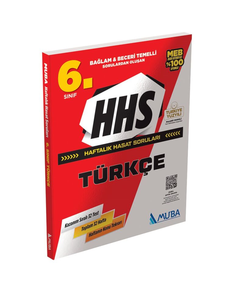 Muba Yayınları 6. Sınıf HHS Haftalık Hasat Soruları Türkçe