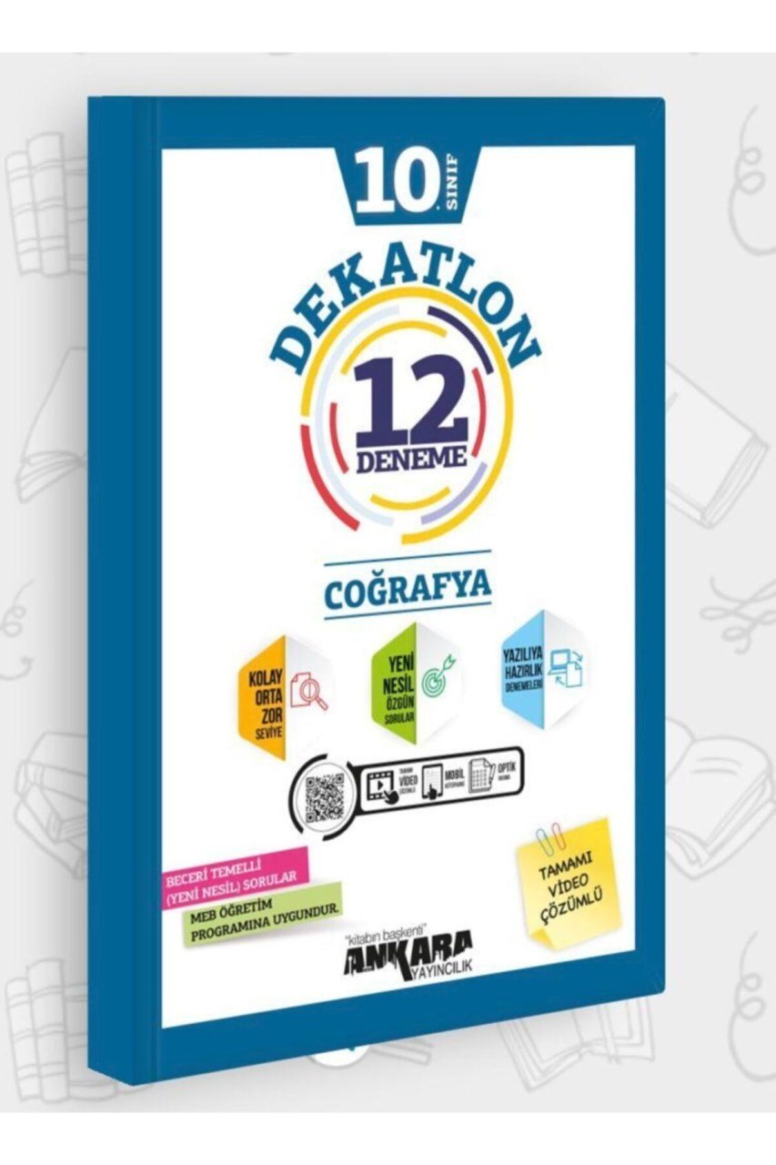 10. Sınıf Dekatlon Coğrafya 12 Deneme (yeni Basım)
