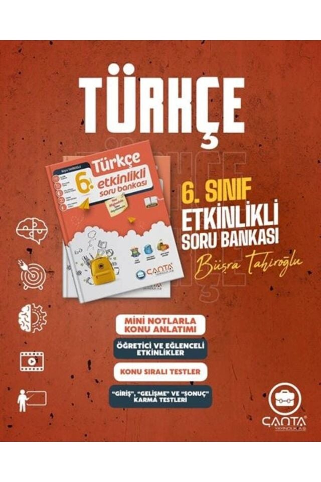 6.Sınıf Türkçe Etkinlikli Kazanım Soru Bankası 2025-2026