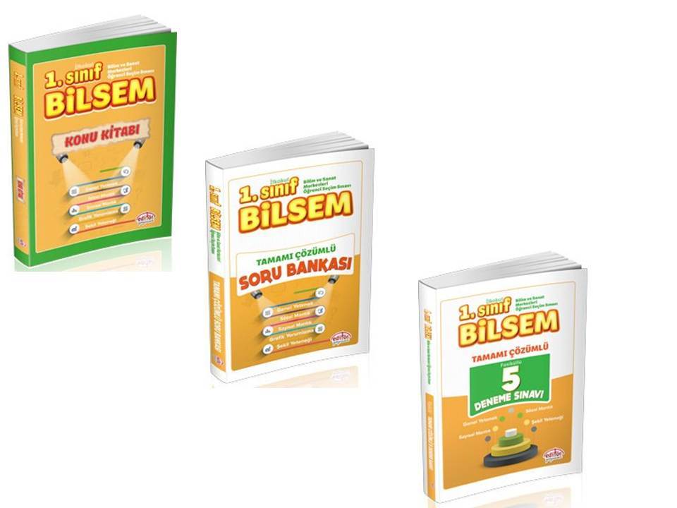 Editör Yayınları 1.Sınıf 3'lü Bilsem Set