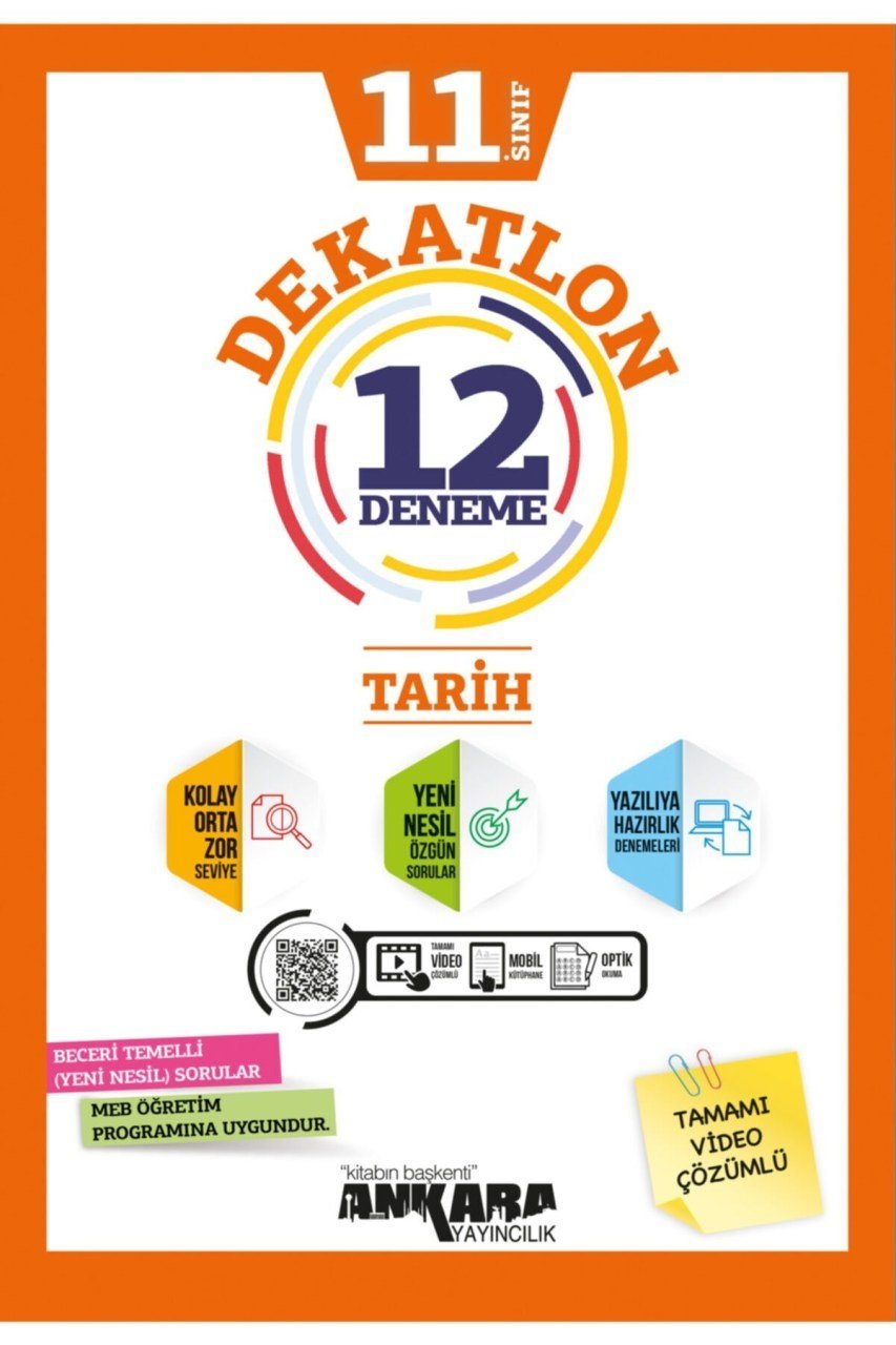11. Sınıf Tarih Dekatlon Denemeleri (12 Adet)