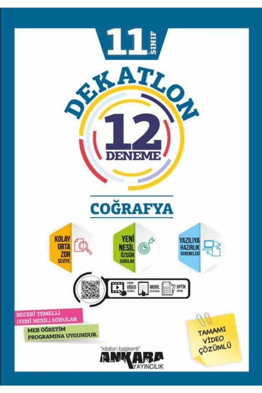11.sıınıf Coğrafya Dekatlon 12 Deneme