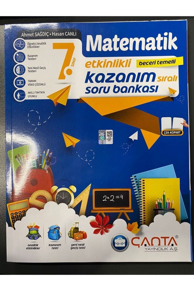 Çanta Yayınları 7. Sınıf Matematik Etkinlikli Kazanım Sıralı Soru Bankası