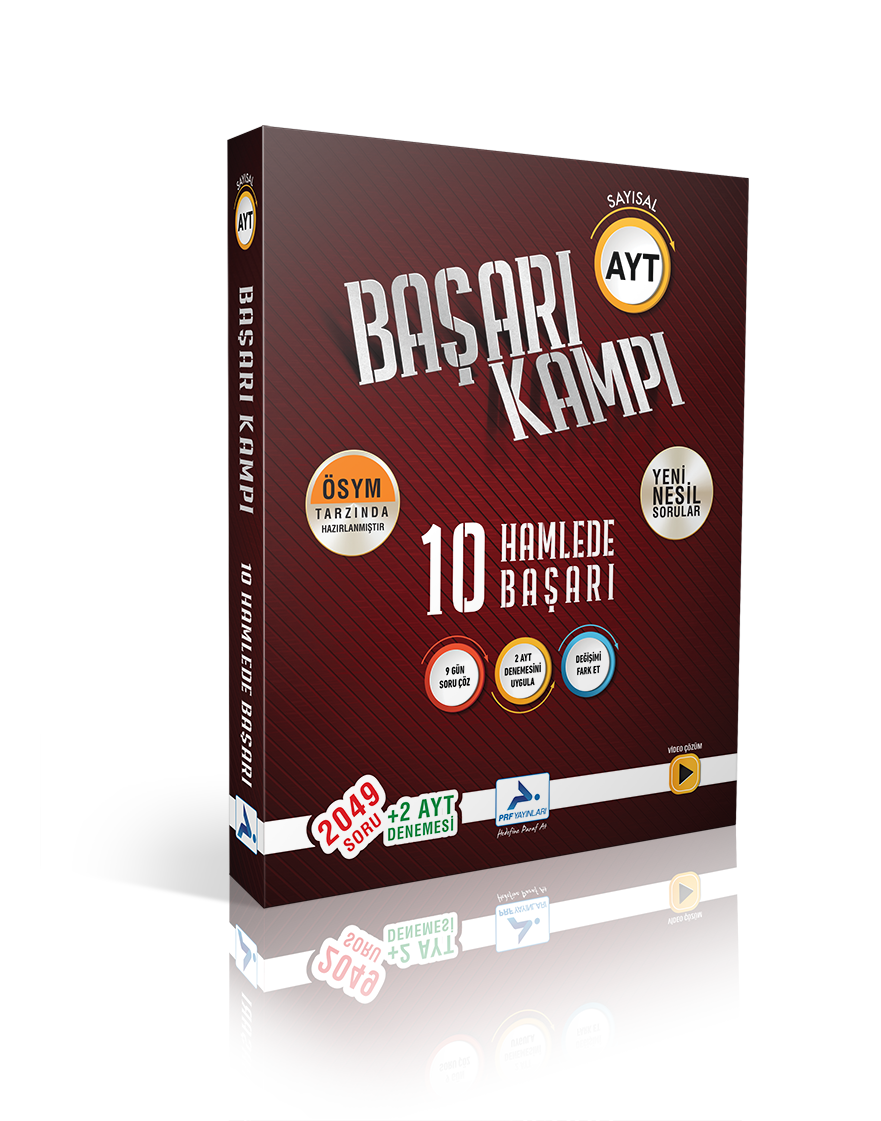 Paraf Yayınları AYT Sayısal Başarı Kampı 10 Hamlede Başarı