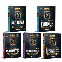 Artıbir Yayınları 8. Sınıf 2'li OMEGA Soru Bankası Seti(T-M)