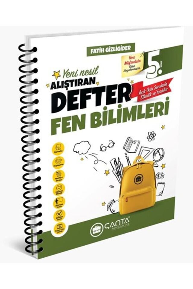 Çanta Yayınları 5. Sınıf Fen Bilimleri Alıştıran Defter
