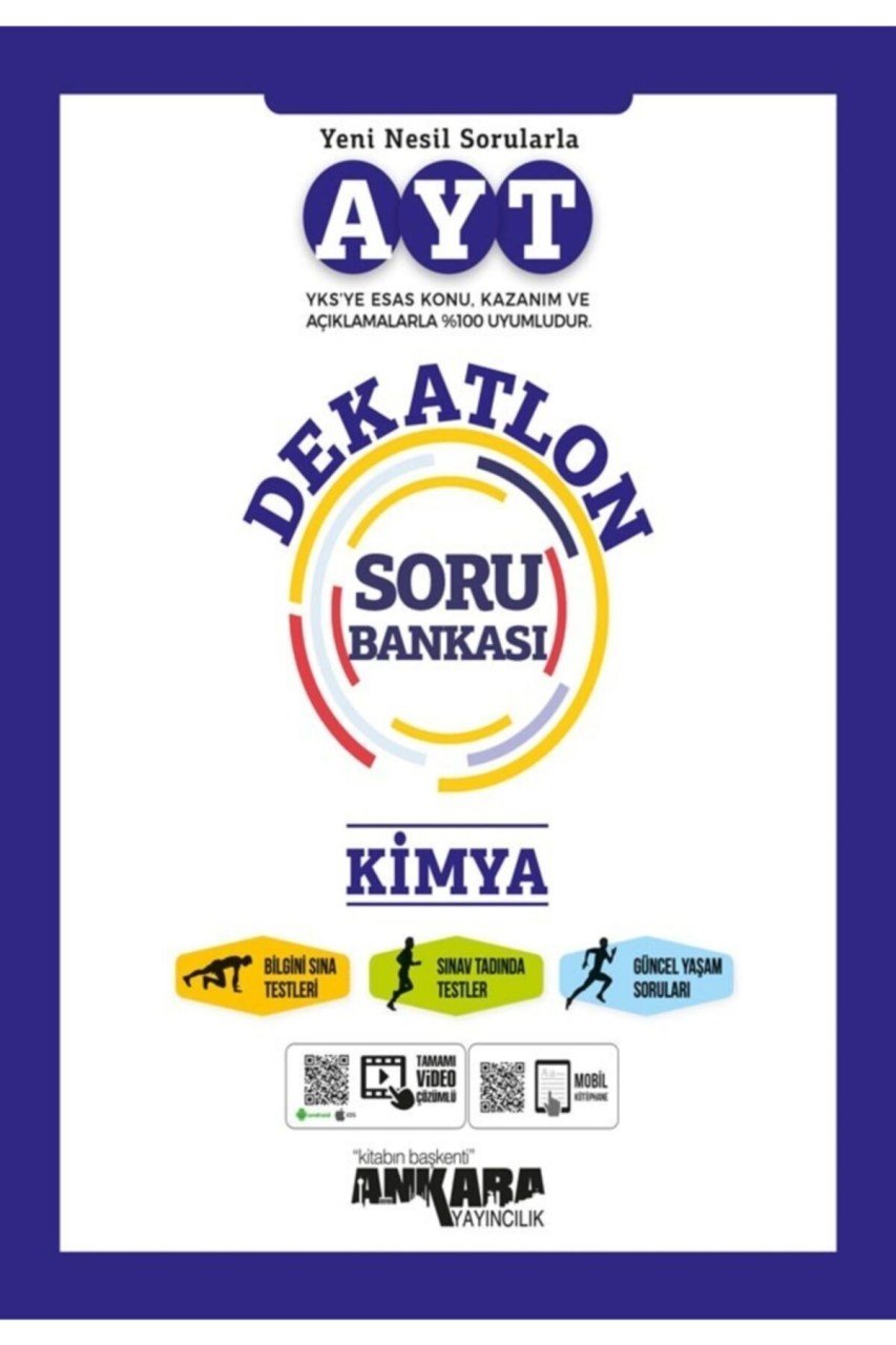 Ankara Ayt Kimya Dekatlon Soru Bankası