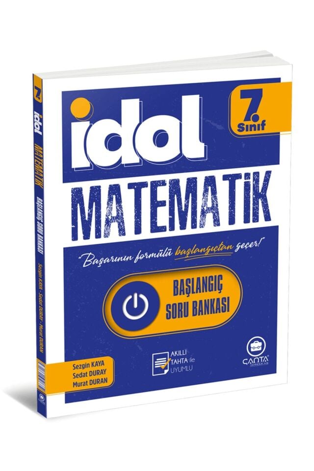 7. Sınıf İdol Matematik Başlangıç Soru Bankası / Sezgin Kaya / Çanta Yayınları / 9786256137165
