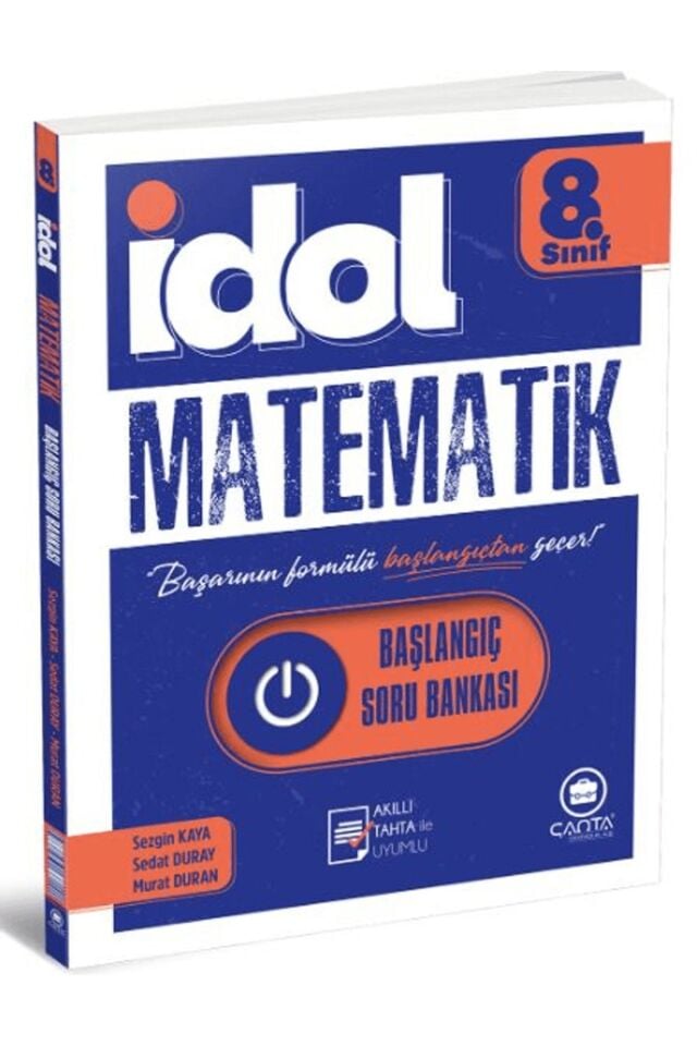 8. Sınıf İdol Matematik Başlangıç Soru Bankası / Sezgin Kaya / Çanta Yayınları / 9786256137141
