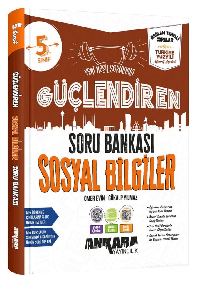 Ankara Yayıncılık 5. Sınıf Güçlendiren Sosyal Bilgiler Soru Bankası
