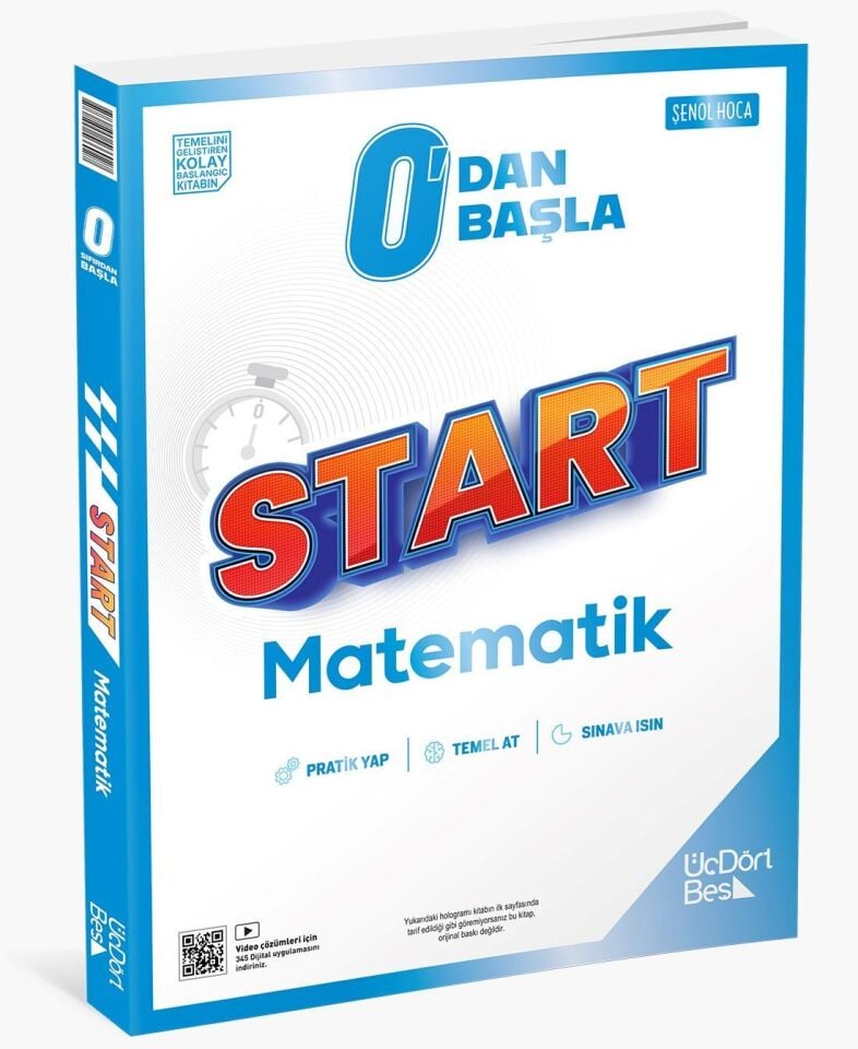 Üç Dört Beş Yayınları 0'dan Başla Start Matematik