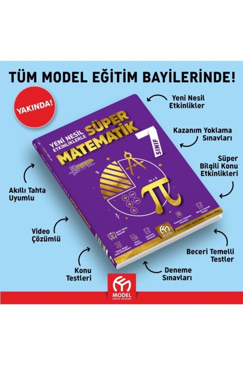 7.sınıf Süper Matematik Yeni Nesil Soru Bankası - [yeni Ürün] {ecemdagıtım]