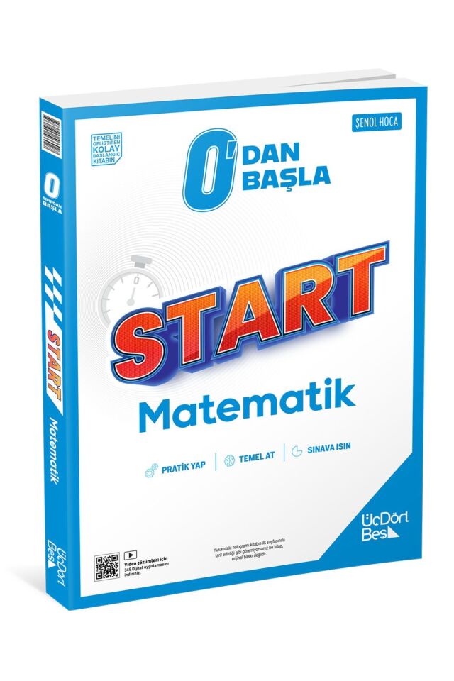 Üç Dört Beş Yayınları 0'dan Başla Start Matematik