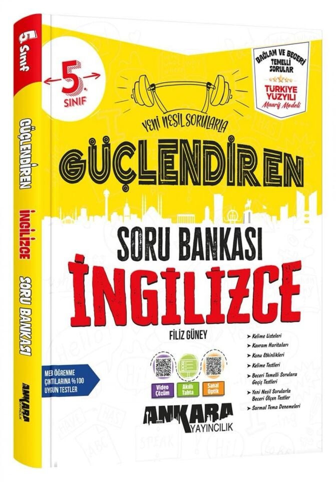 Ankara Yayıncılık 5. Sınıf Güçlendiren İngilizce Soru Bankası