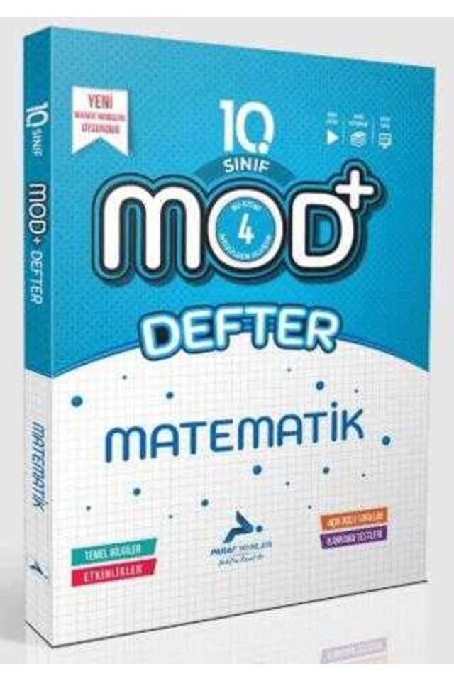Paraf Yayınları 10. Sınıf Mod+ Defter Matematik