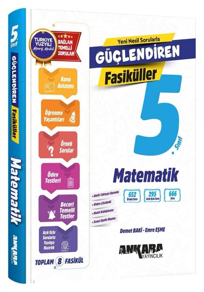 Ankara Yayıncılık 5. Sınıf Güçlendiren Matematik Fasikülleri